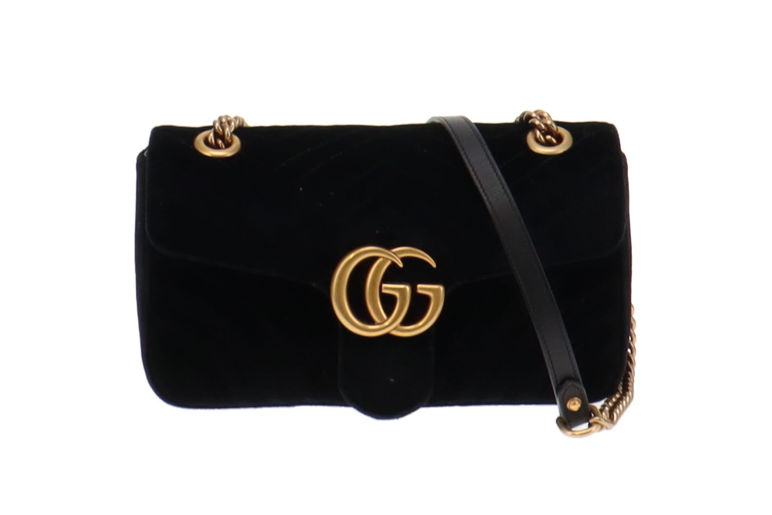 Gucci black bag online velvet