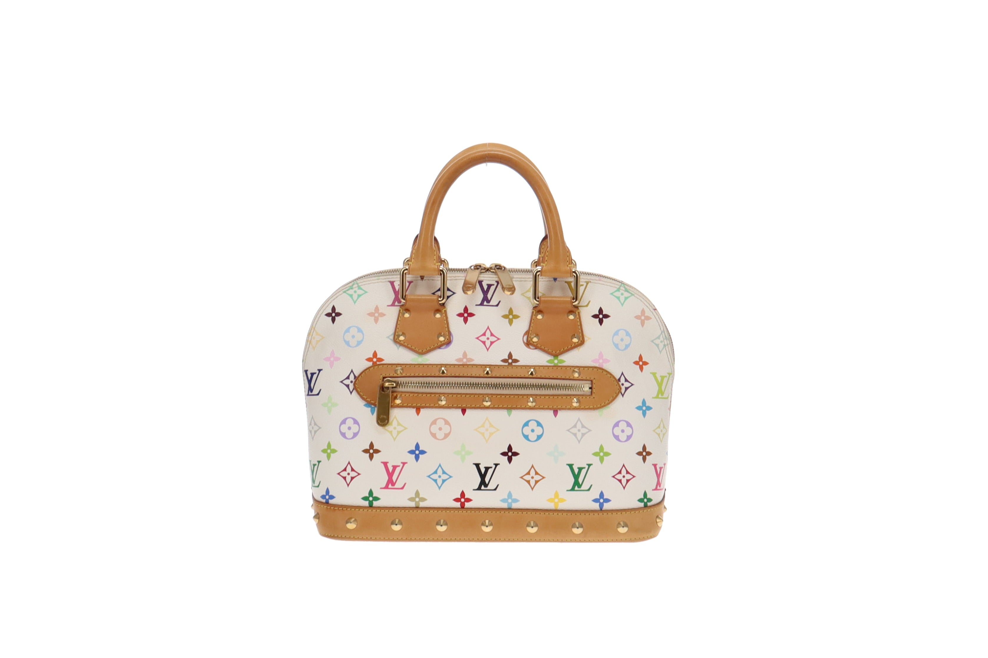 Louis Vuitton White Monogram Canvas Game on Speedy Bandoulière 30 Gold Hardware (Very Good), white/patterned Womens Handbag