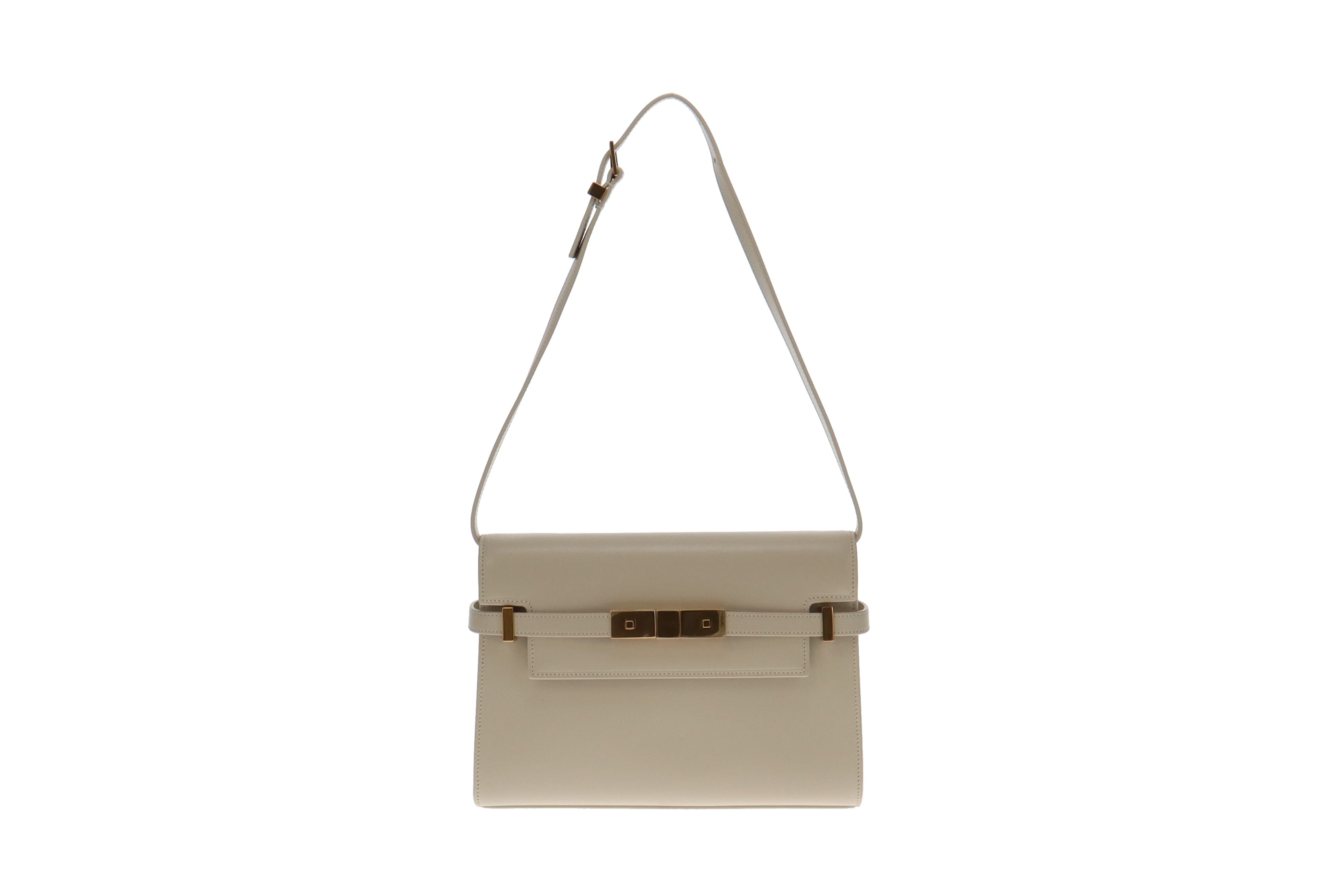 Alma Flap Bag Smooth Finish Small - Gold