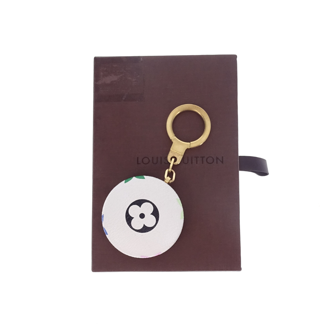 Louis Vuitton Multicolor Pop Flowers Bag Charm / Key Ring Louis
