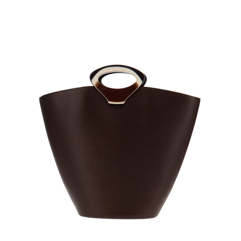 Unique shape of LV Noctambule epi leather handbag! Very epic!  #louisvuittonepi #lvepi #lvvintage #lvvintagebag #louisvuittonvintage