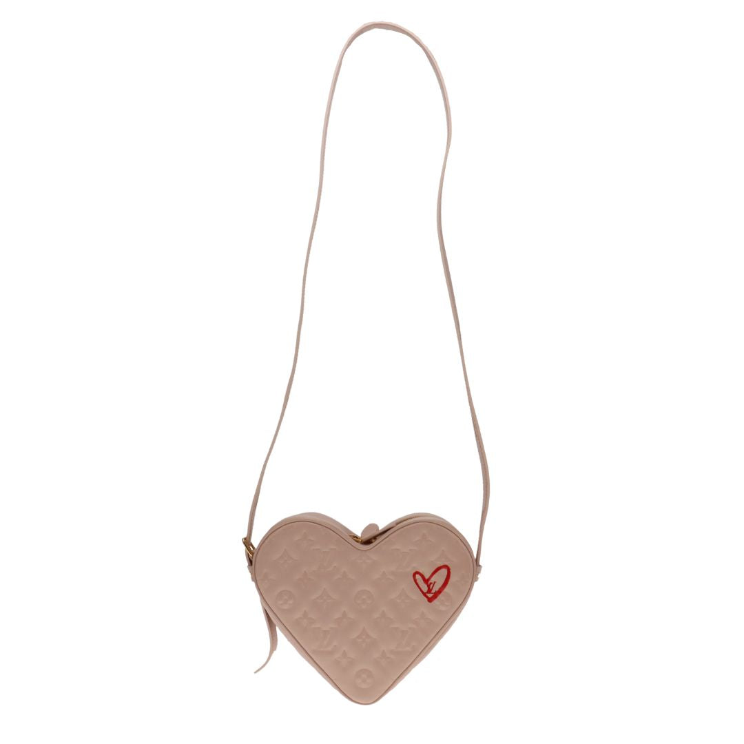 Louis Vuitton Fall in Love Heart Bag, Pink Empreinte Leather