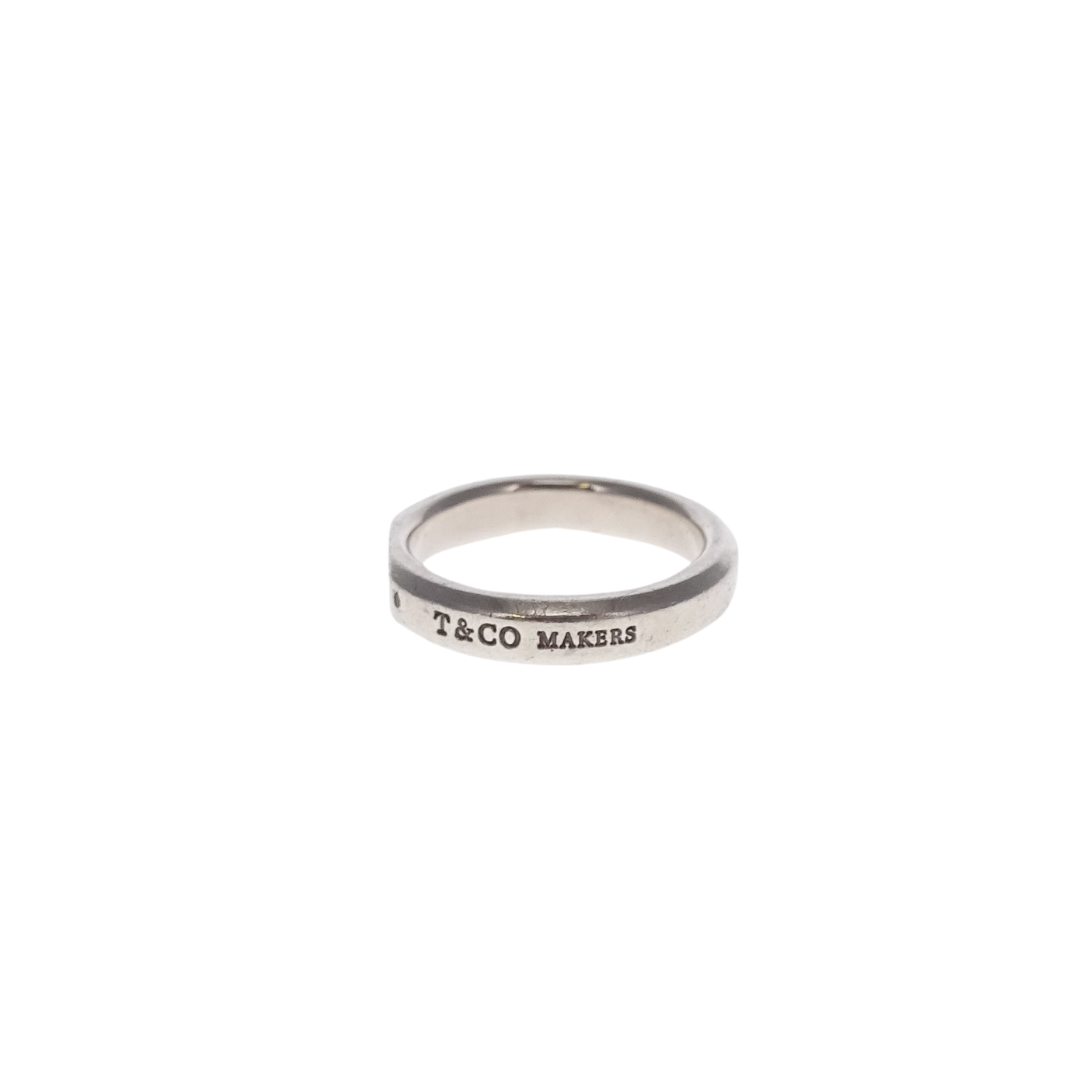 Tiffany & co silver on sale ring