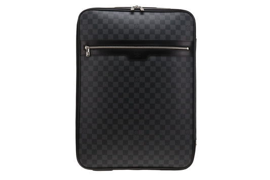 Louis Vuitton Damier Graphite Pegase 55 2 Wheel Luggage SP4039 - 2009