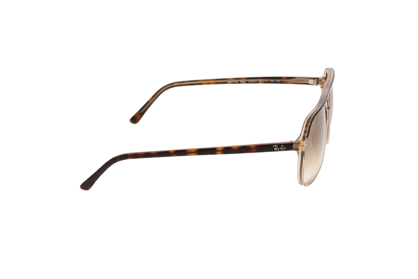 Ray-Ban Havana and Transparent Brown Bill Sunglasses RB2198