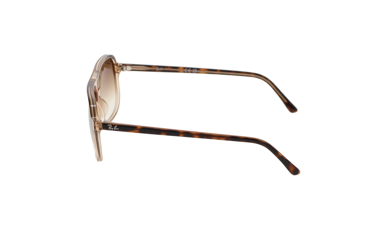 Ray-Ban Havana and Transparent Brown Bill Sunglasses RB2198