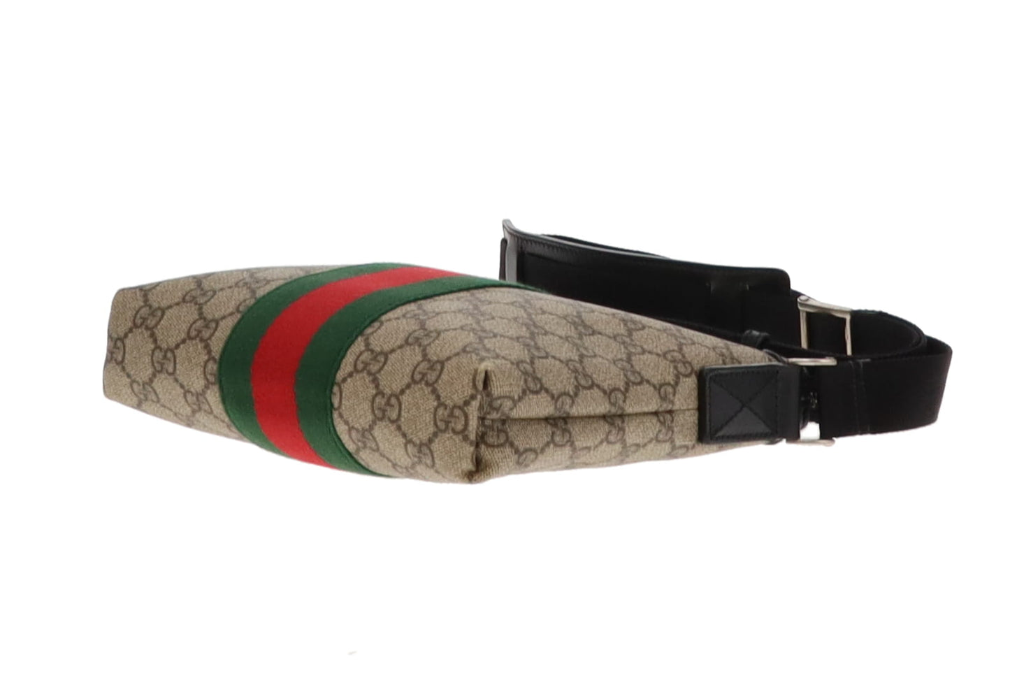 Gucci GG Supreme and Web Stripe Messenger