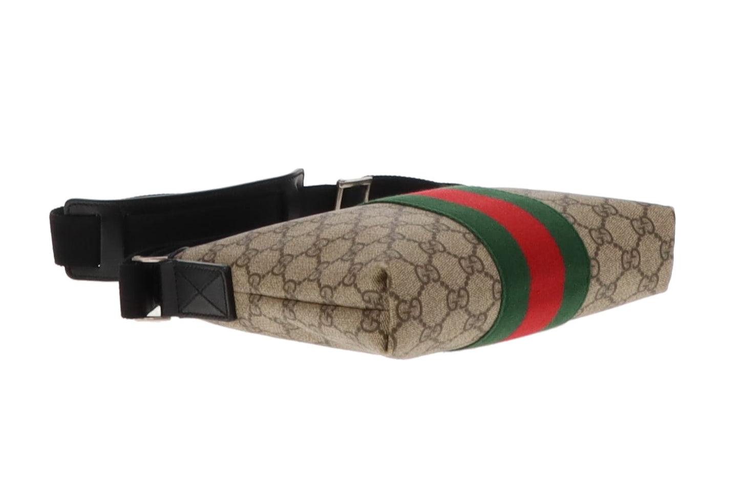 Gucci GG Supreme and Web Stripe Messenger