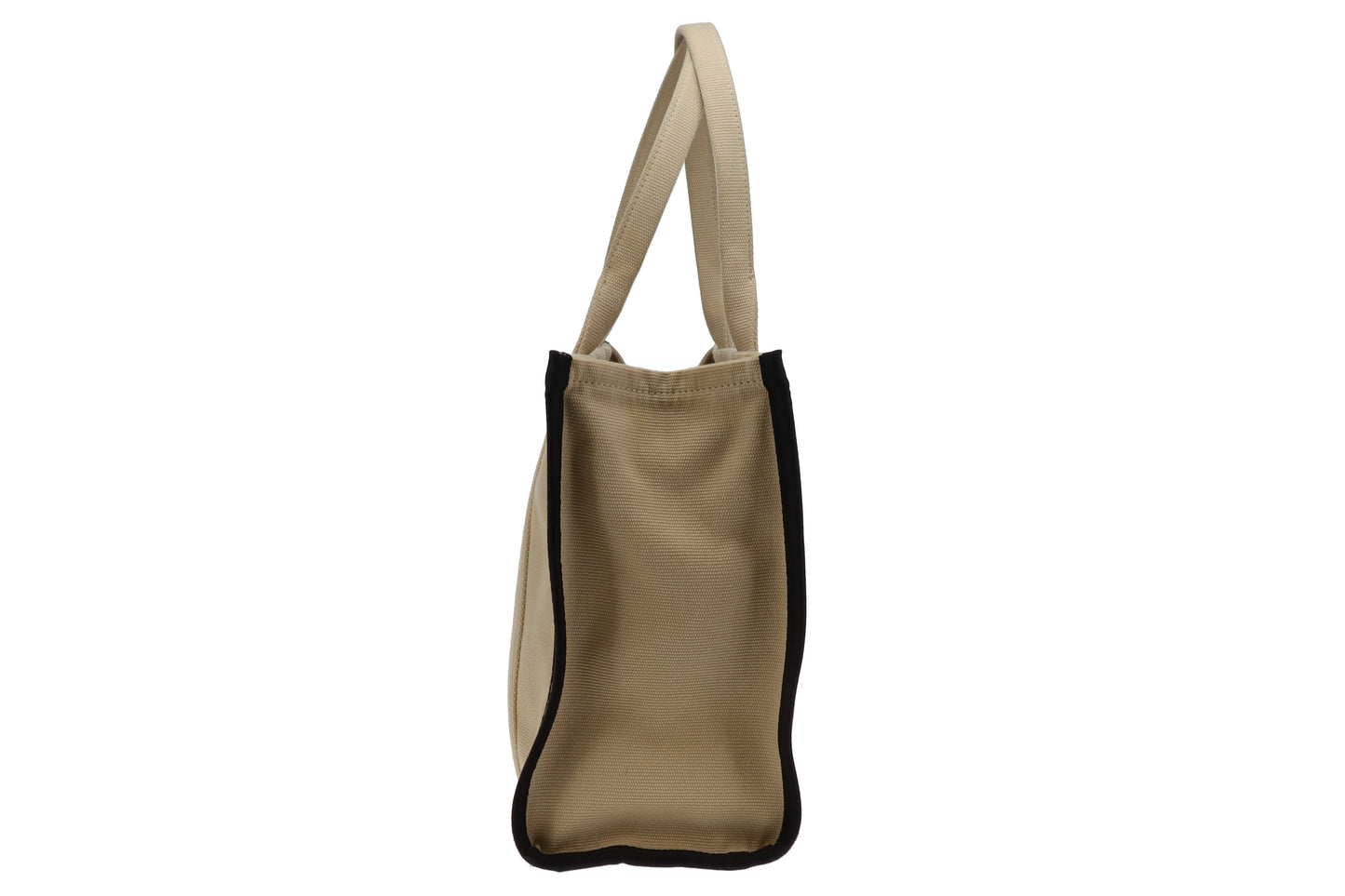 Marc Jacobs Beige and Black Logo The Large Tote Bag