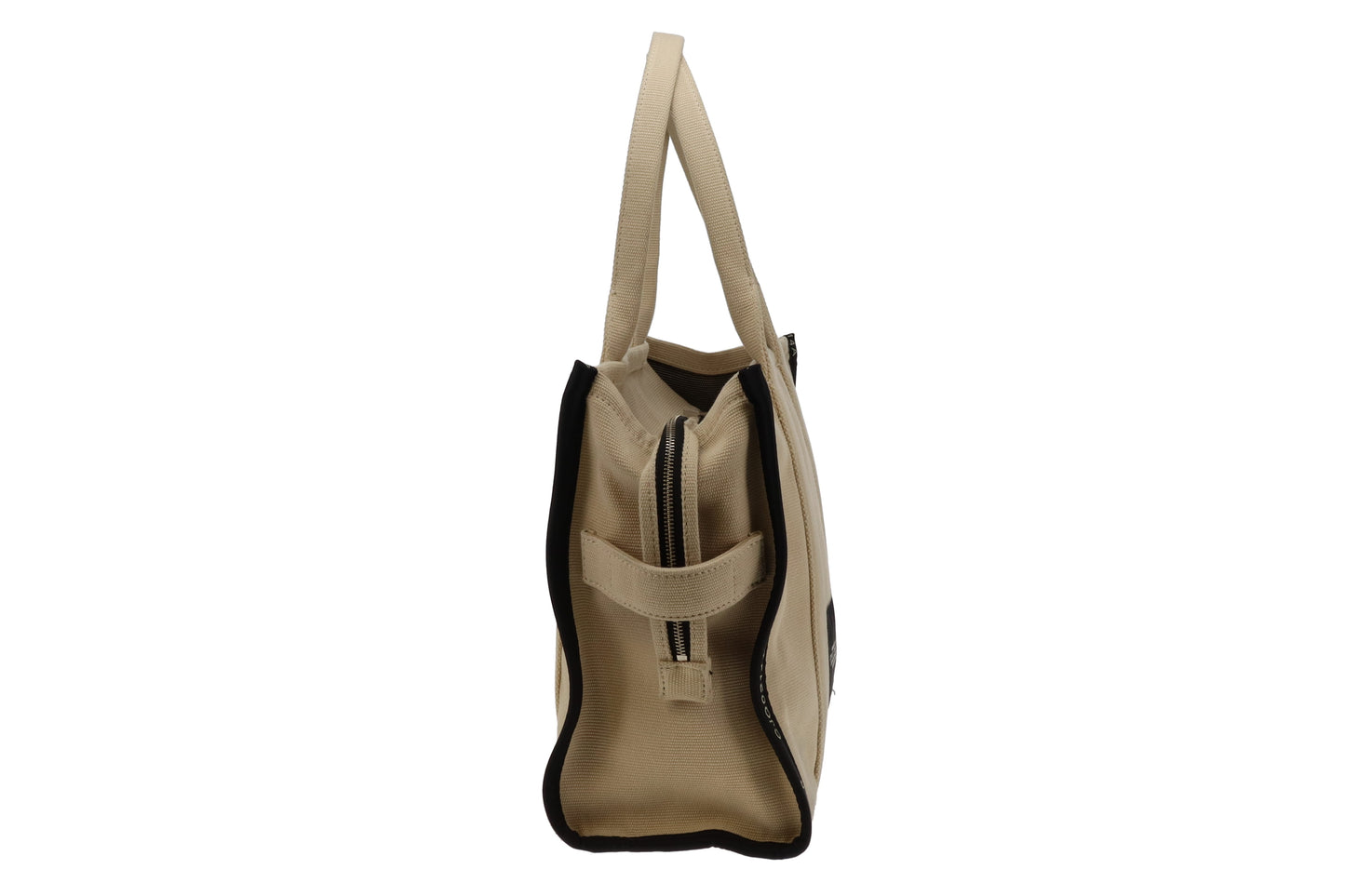 Marc Jacobs Beige and Black Logo The Large Tote Bag