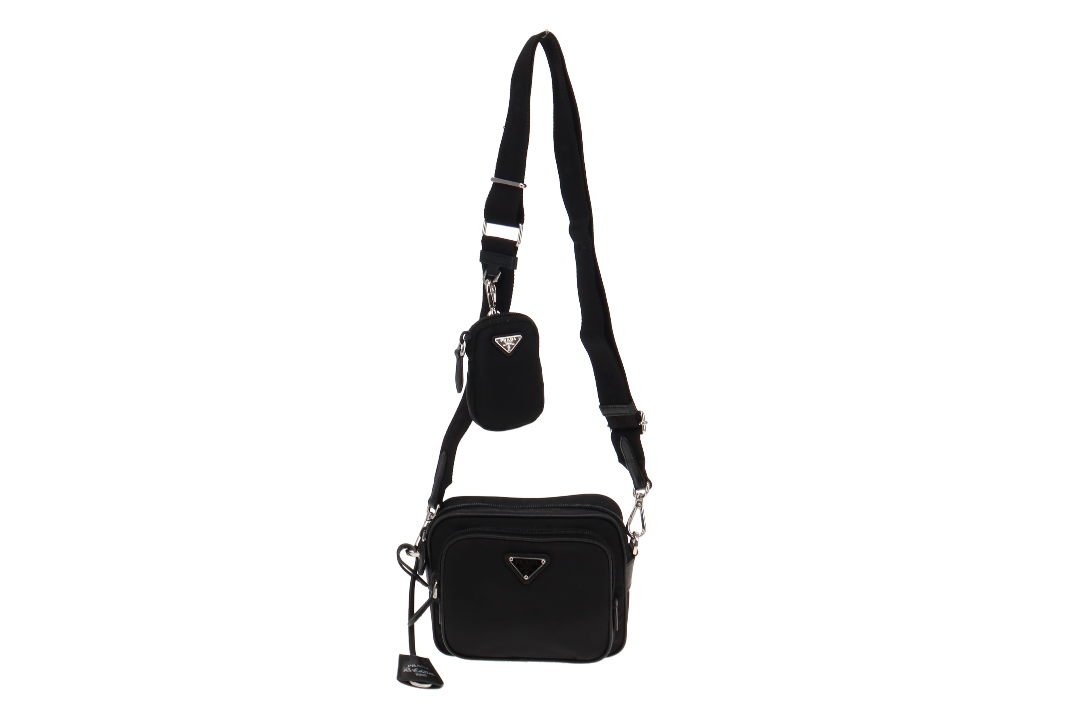 Monochrome prada clearance bag