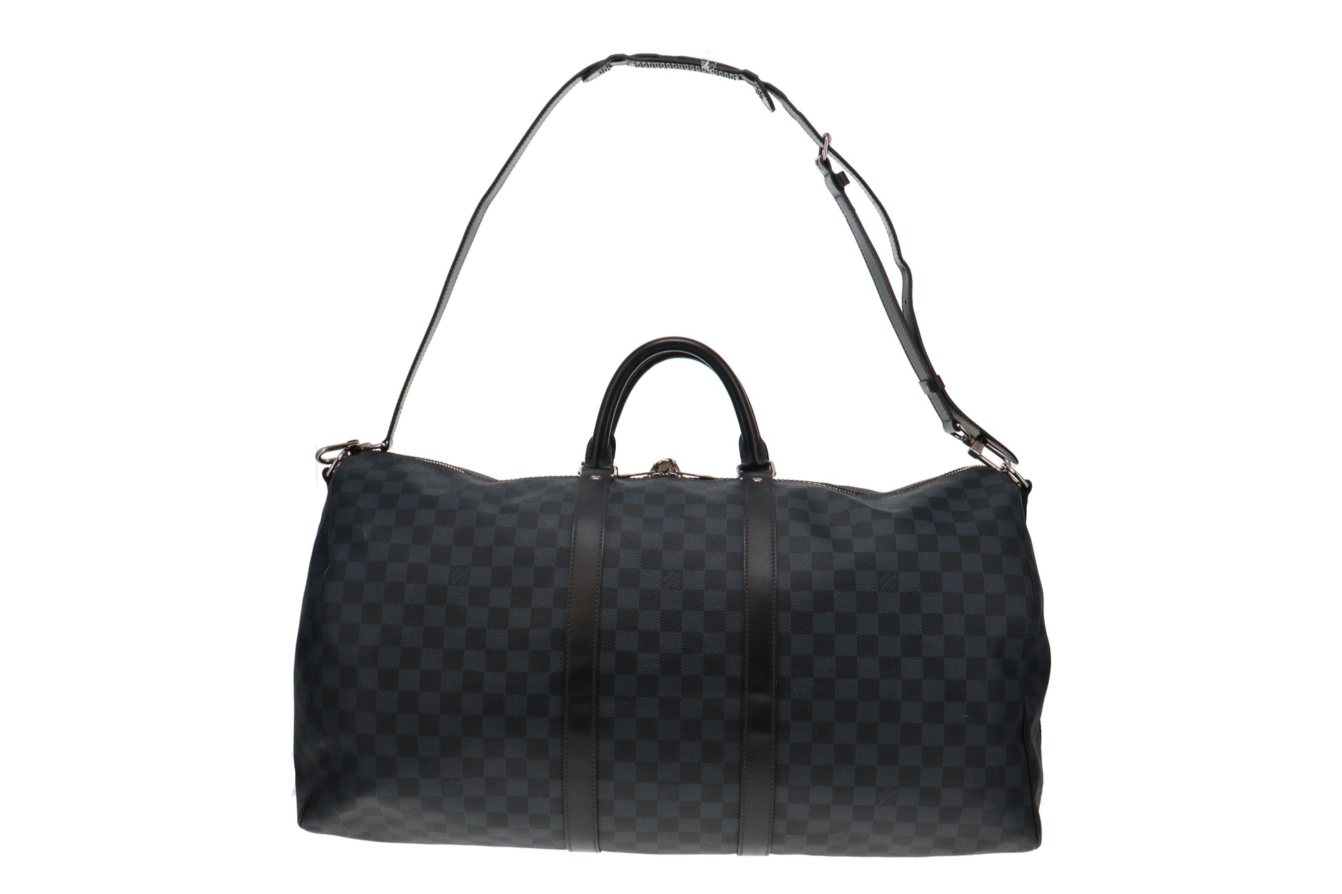 Louis Vuitton Damier Cobalt Keepall Bandouliere 55 Bag