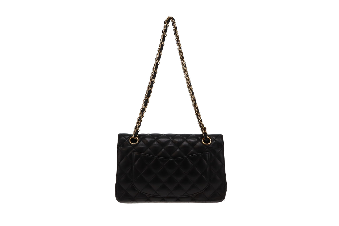 Chanel Black Lambskin Small Classic Flap Vintage 2004/05