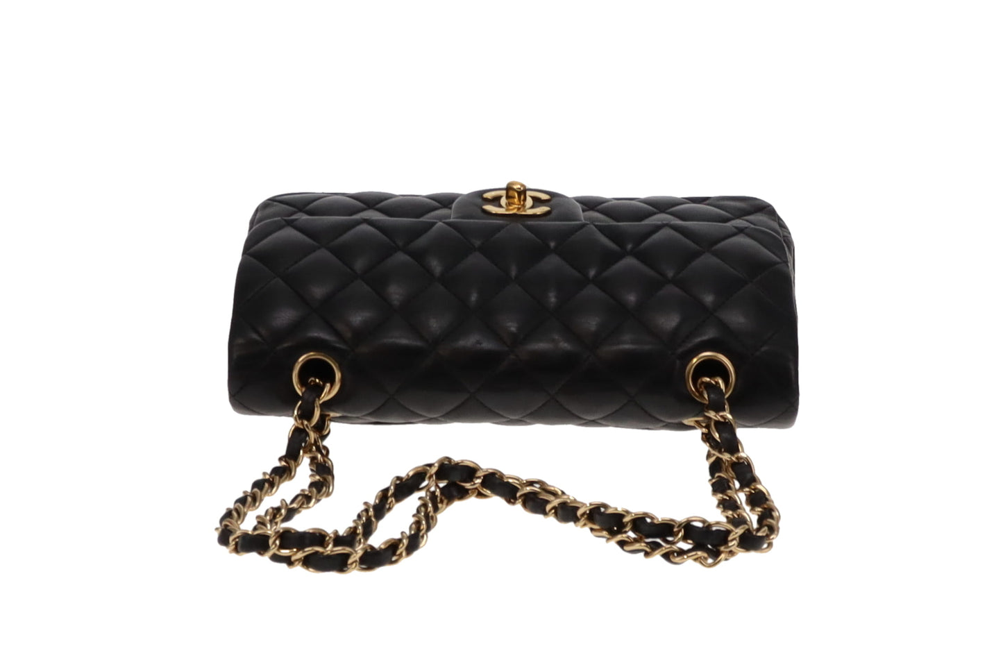 Chanel Black Lambskin Small Classic Flap Vintage 2004/05