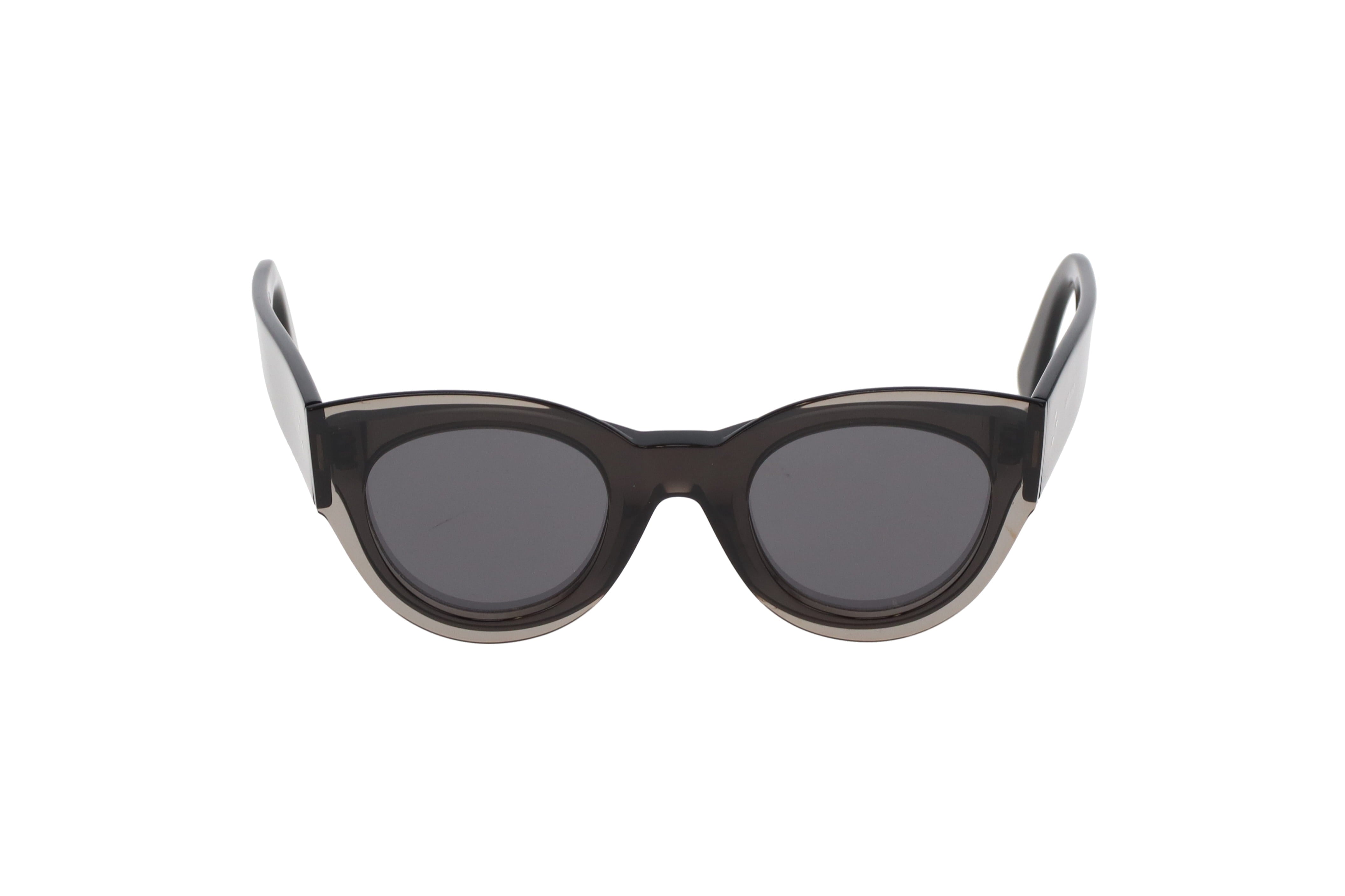 Celine Two Tone Grey Black Frame Sunglasses