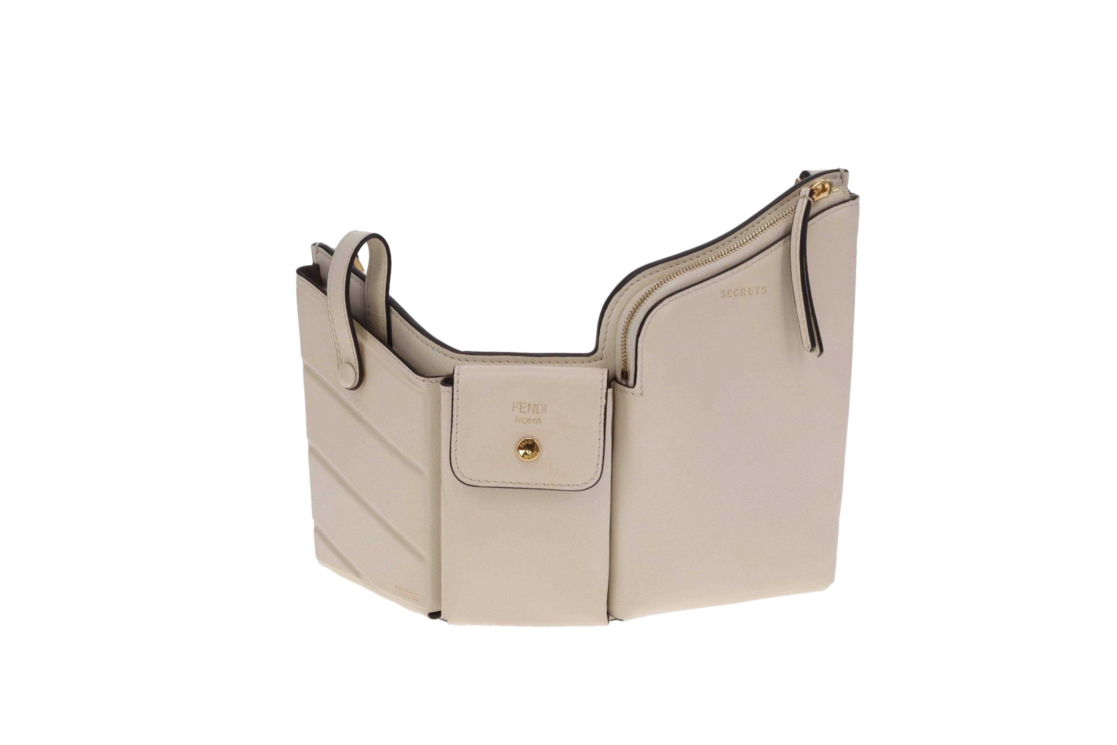 Fendi leather crossbody bag on sale