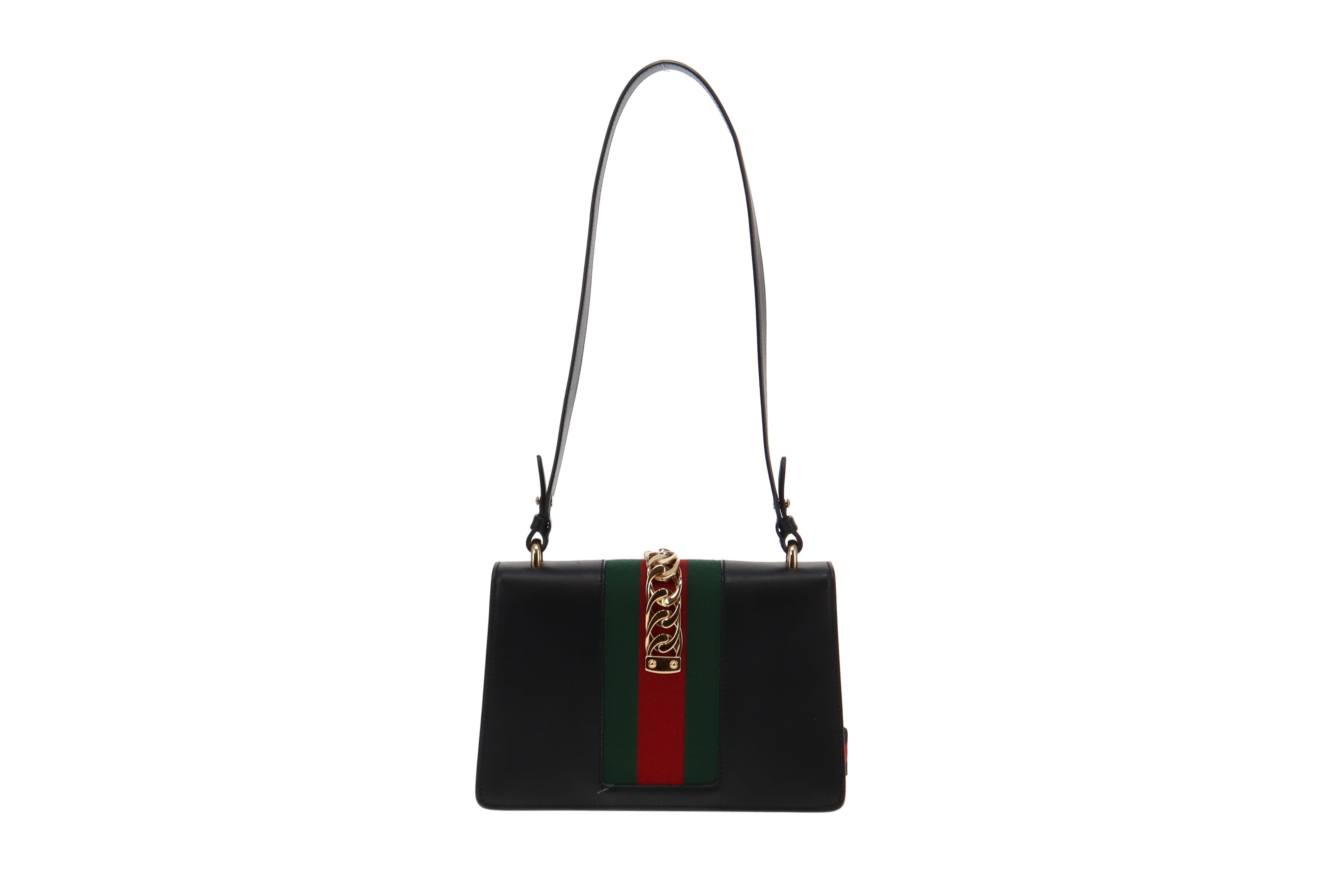 Gucci black best sale sylvie bag