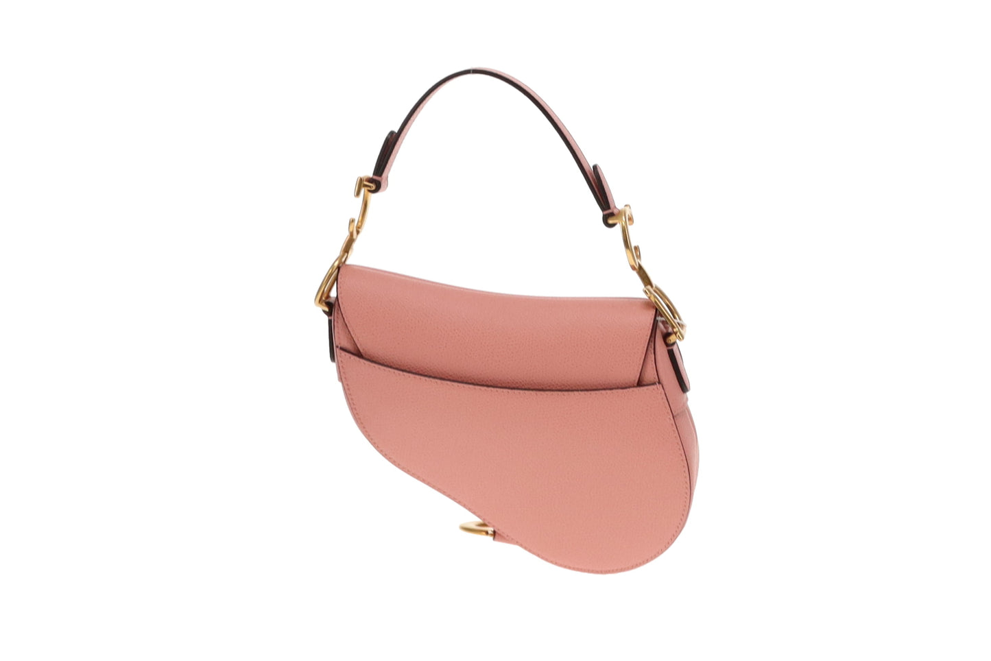 Dior Pink Leather Mini Saddle Bag GH