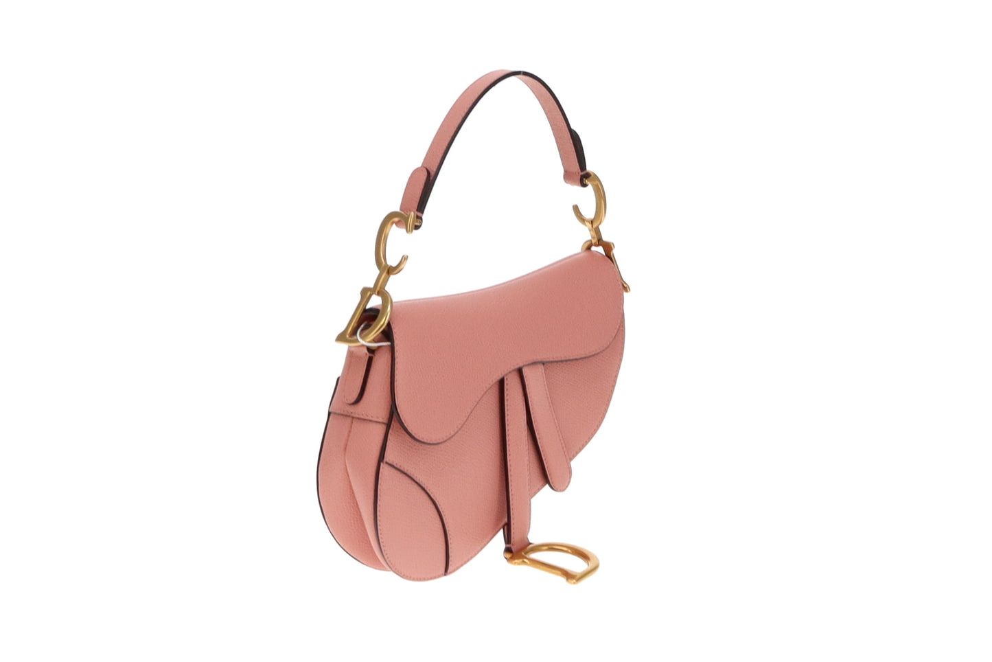 Dior Pink Leather Mini Saddle Bag GH