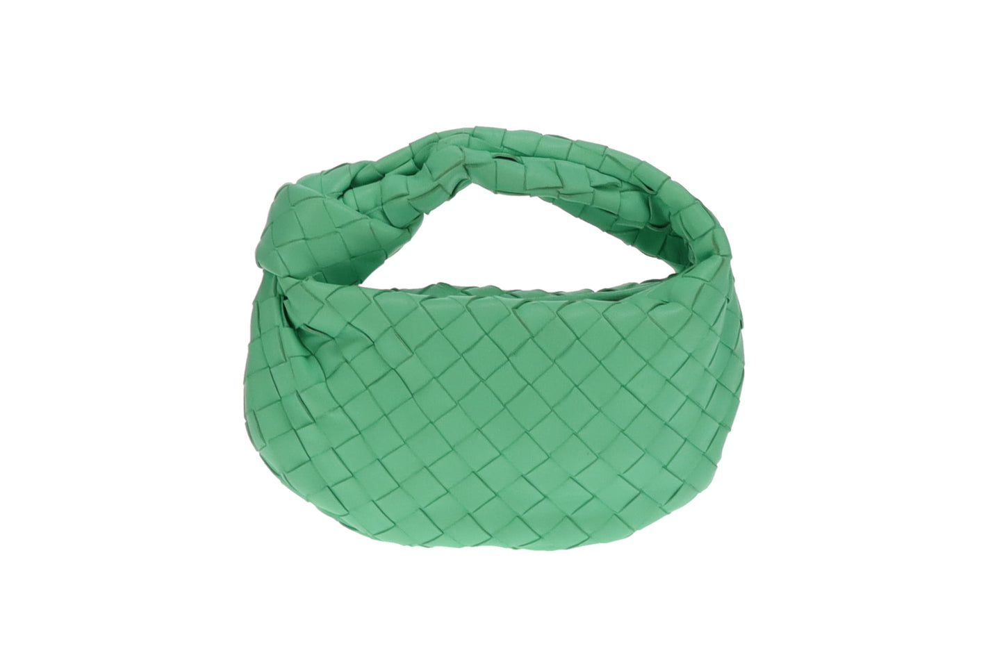 Bottega Veneta Mint Green Intrecciato Mini Jodie