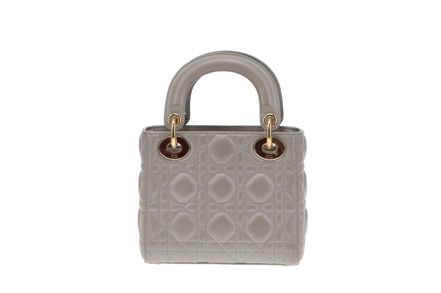 Dior Metallic Silver Mini Lady Dior Bag 2022