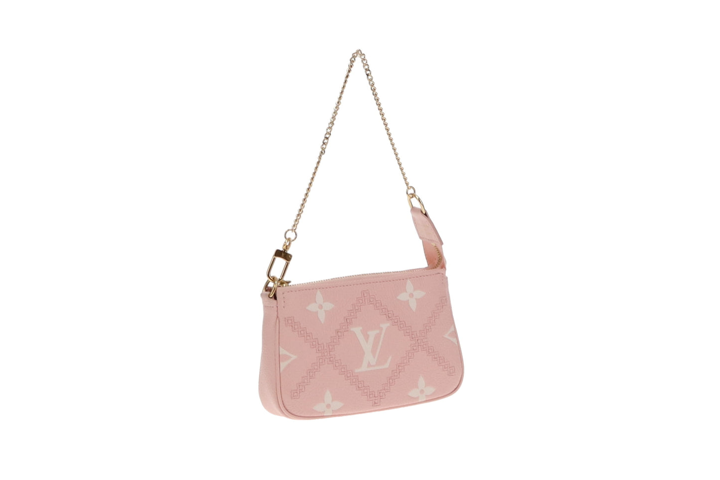 Louis Vuitton Pink Monogram Giant Empreinte Broderies Mini Pochette Accessoires