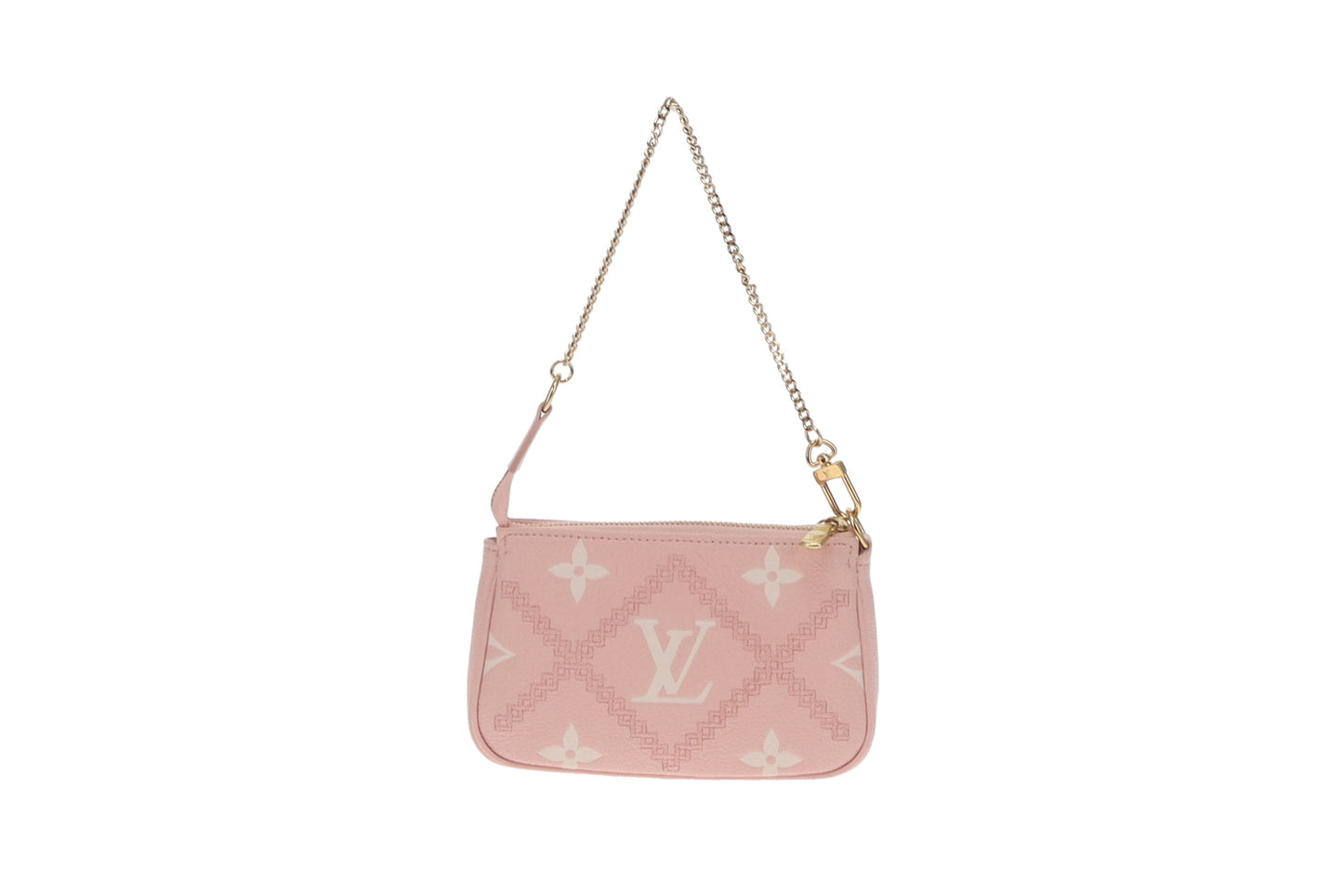 Louis Vuitton Pink Monogram Giant Empreinte Broderies Mini Pochette Accessoires