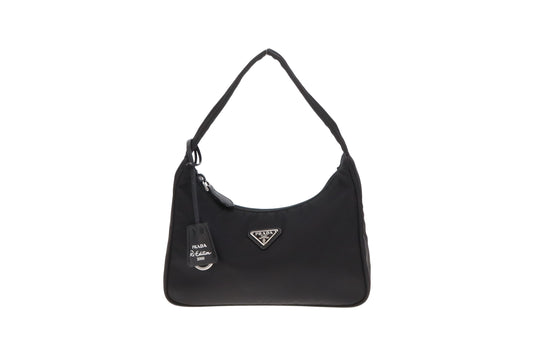 Prada Classic Black Nylon Re-Edition 2000