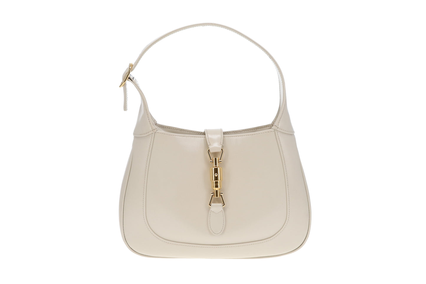 Gucci Ivory Leather Small Classic Jackie 1961