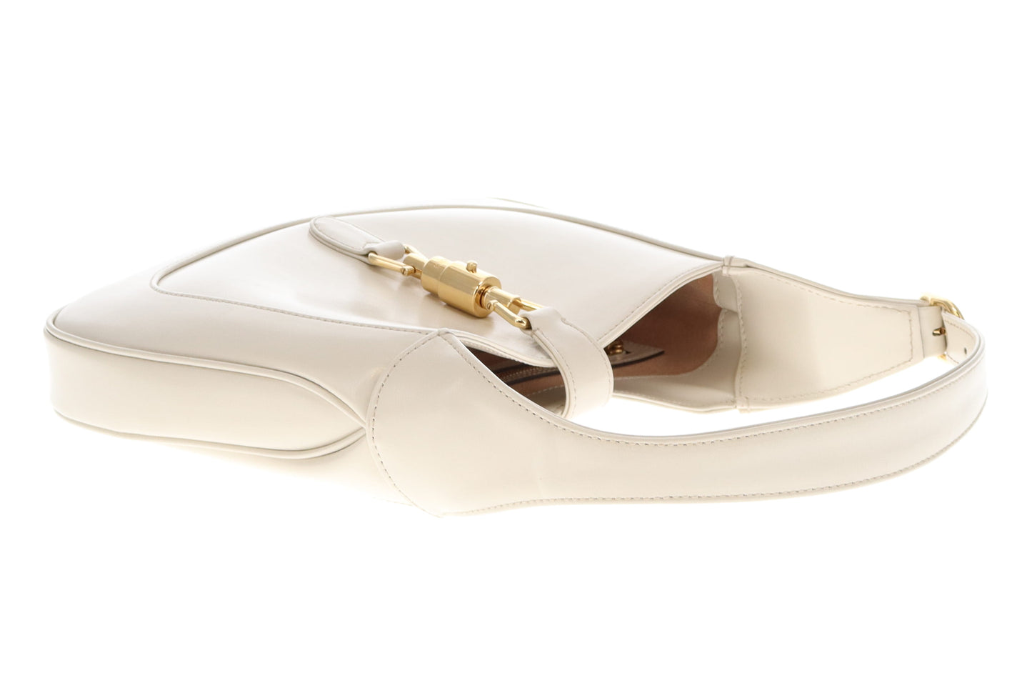 Gucci Ivory Leather Small Classic Jackie 1961