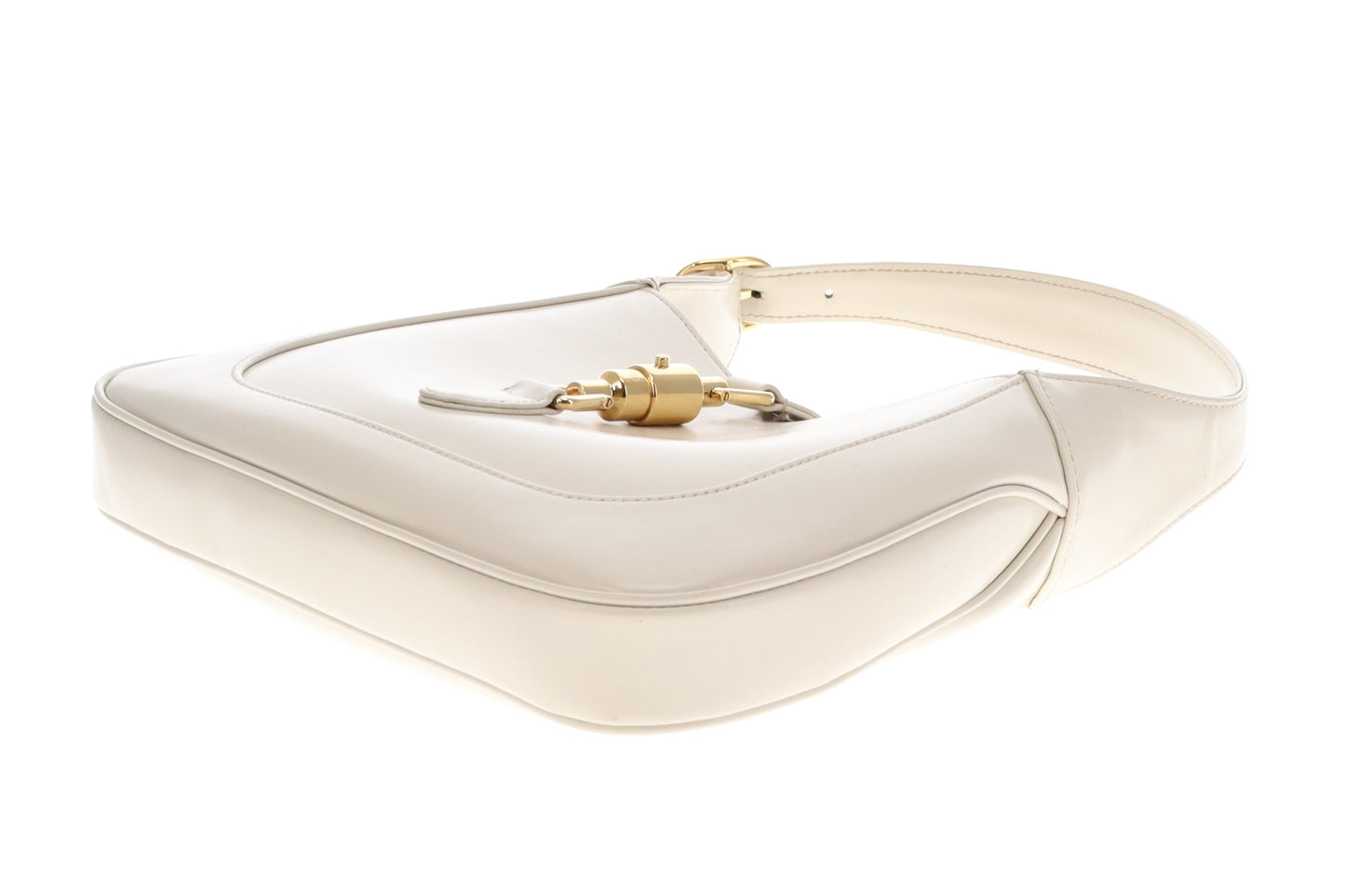 Gucci Ivory Leather Small Classic Jackie 1961