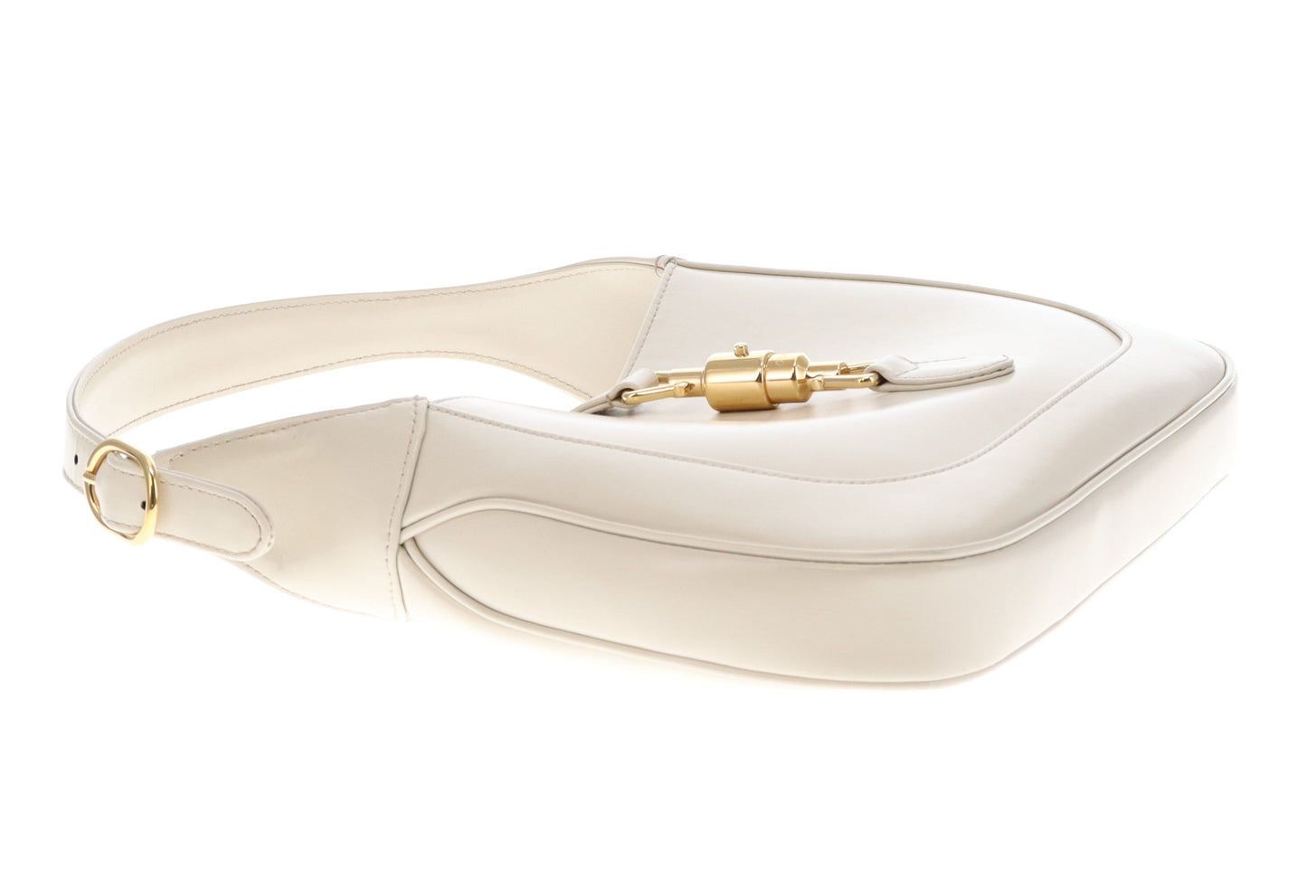 Gucci Ivory Leather Small Classic Jackie 1961