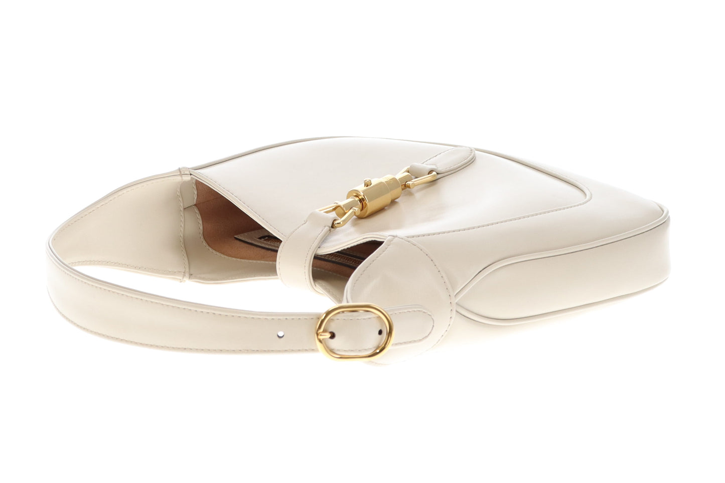 Gucci Ivory Leather Small Classic Jackie 1961