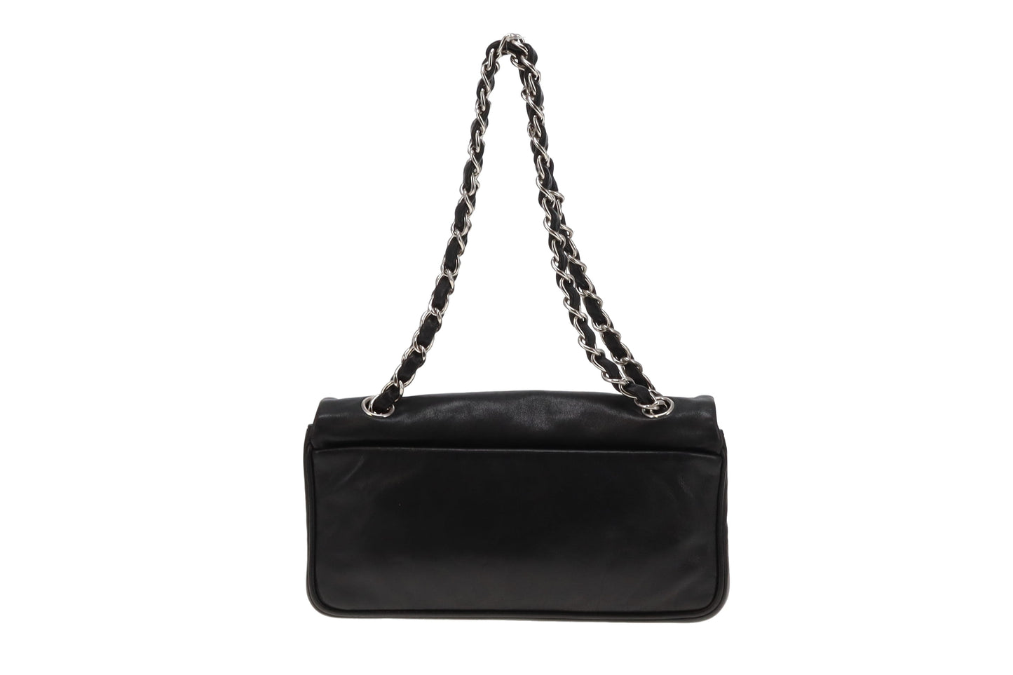 Chanel Black Diagonal CC Flap Bag 2006/08