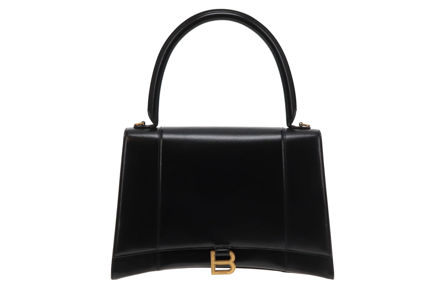 Balenciaga Black Leather Large Hourglass Bag