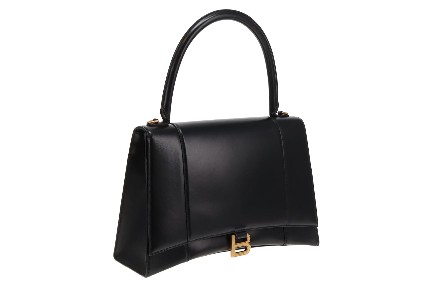 Balenciaga Black Leather Large Hourglass Bag