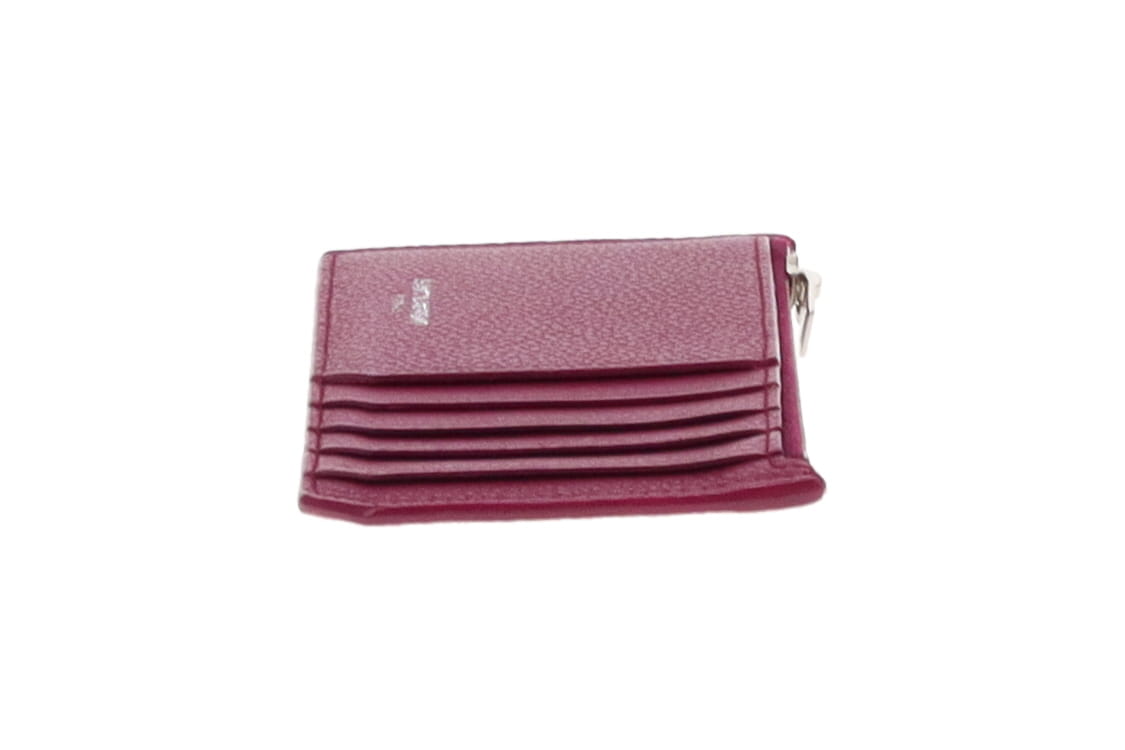 Saint Laurent Purple Fragments Zipped Card Holder 2018