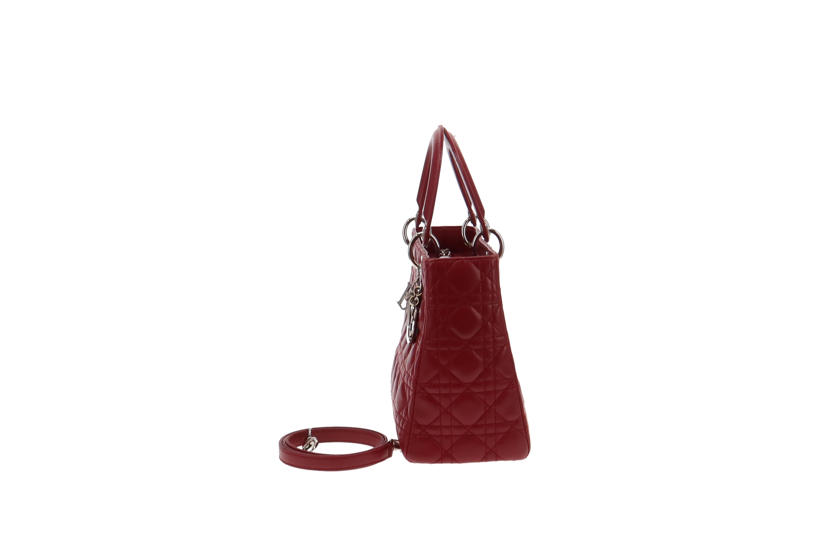 Lady dior hot sale cherry red