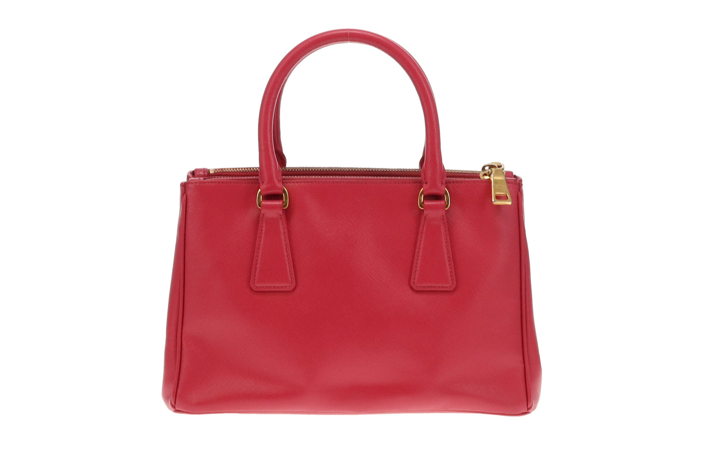 Prada Small Saffiano Leather Galleria Tote With Strap Pink