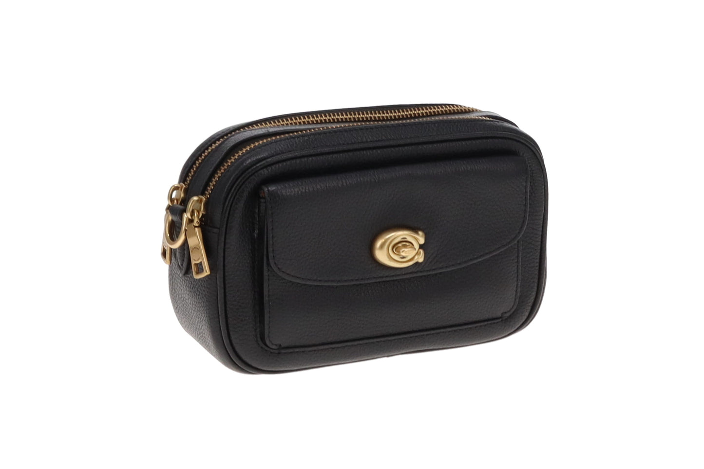 Coach Black Leather Willow Camera Bag