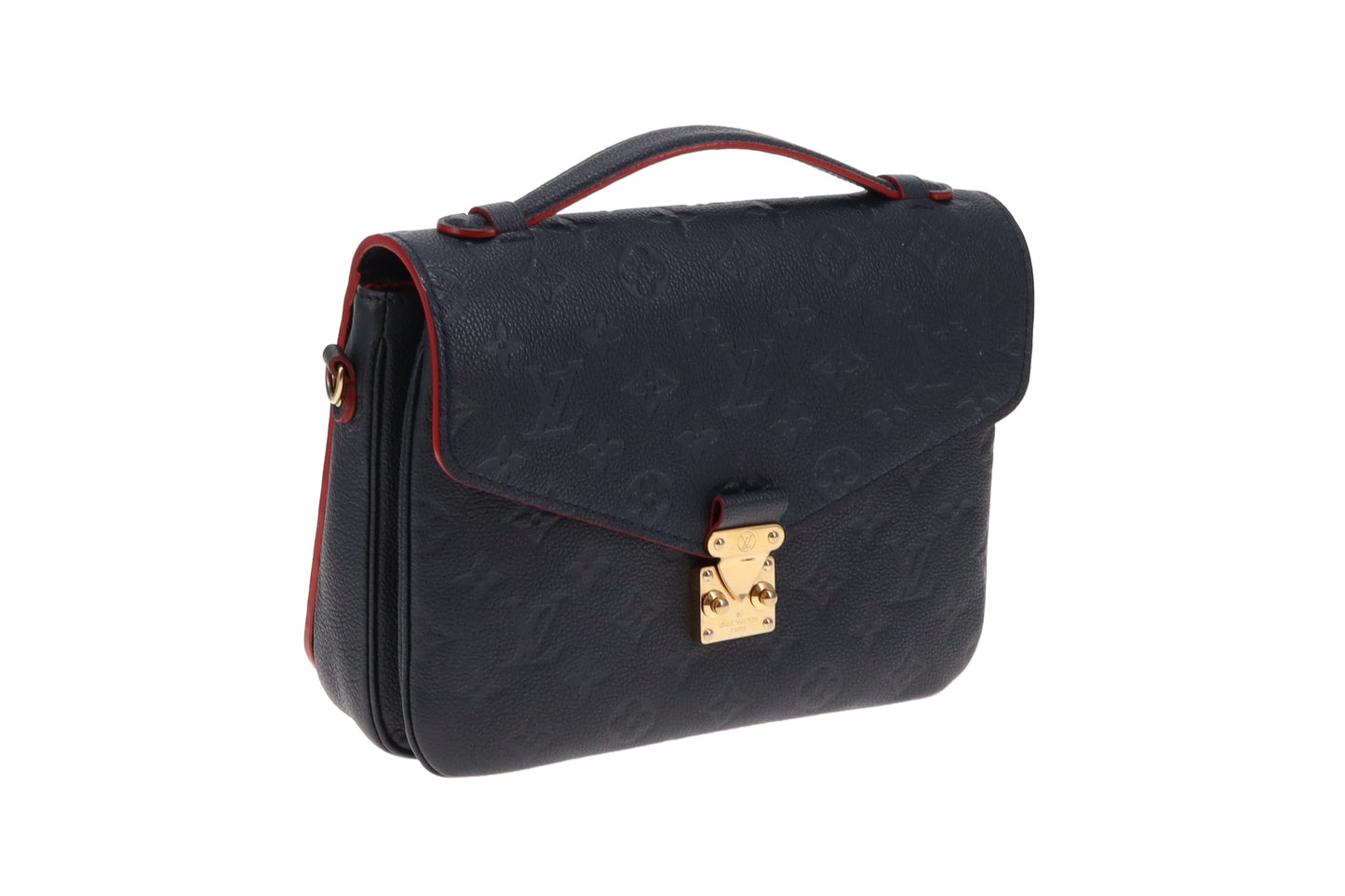 Louis Vuitton Marine and Rouge Empreinte Pochette Metis (NFID 2021 upwards)