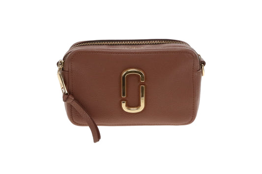 Marc Jacobs Brown Leather GHW Softshot 21