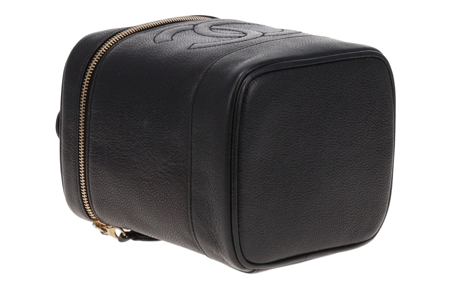 Chanel Vintage Black Caviar Timeless Vanity Case