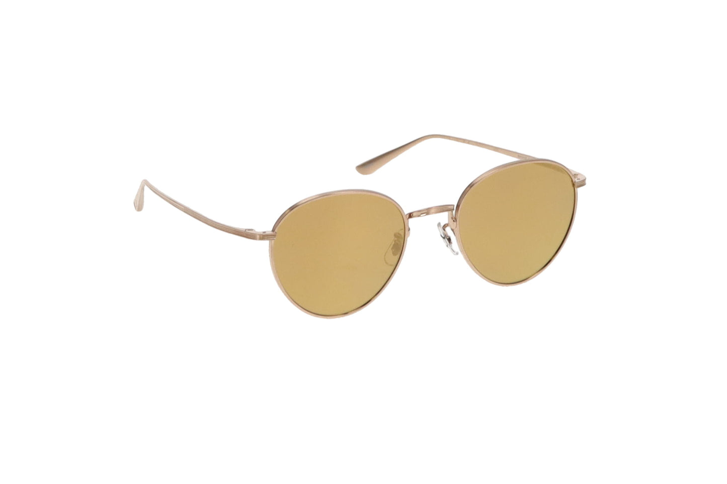 Oliver Peoples Brownstone Mirror Lens Round Sunglasses OV1231ST