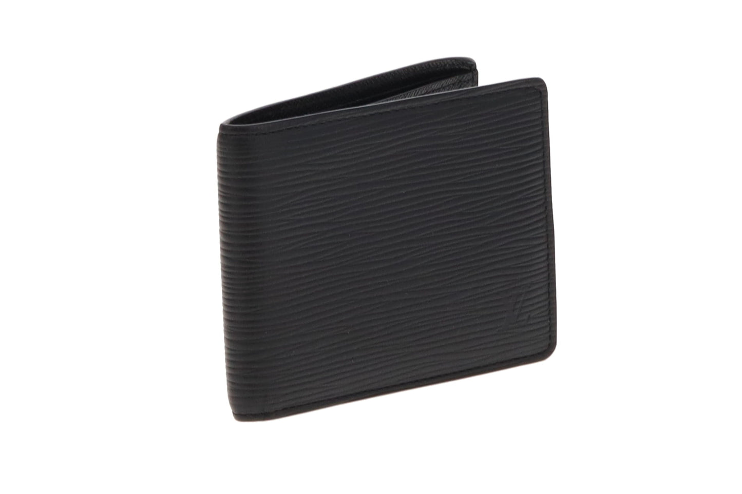 Louis Vuitton Black Epi Leather Slender Wallet