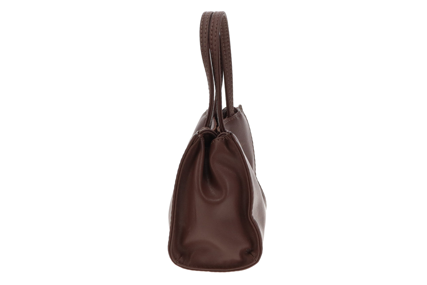 Telfar Chocolate Faux Leather Small Shopping Bag