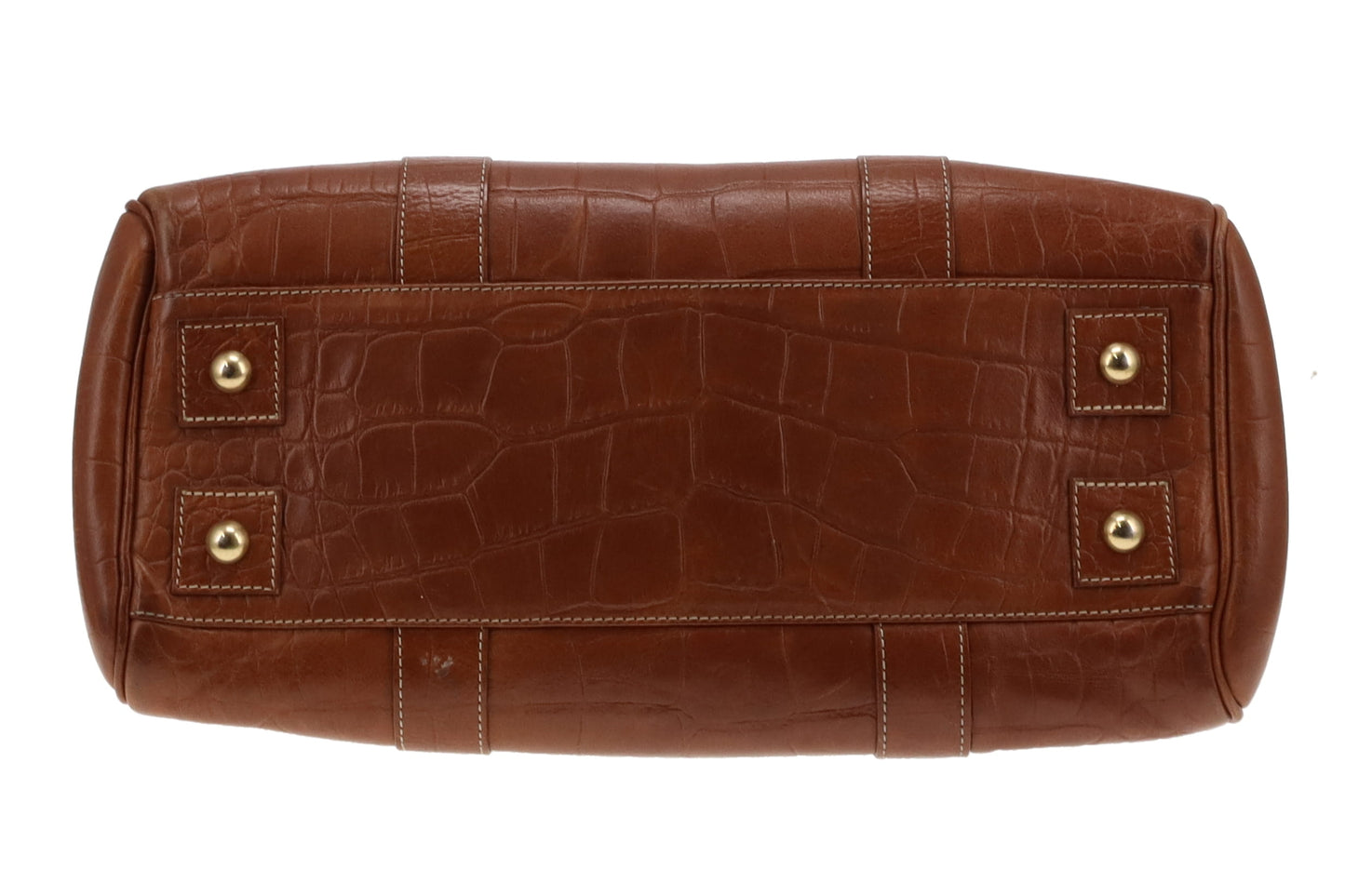 Mulberry Bayswater Oak Croc Embossed Heritage