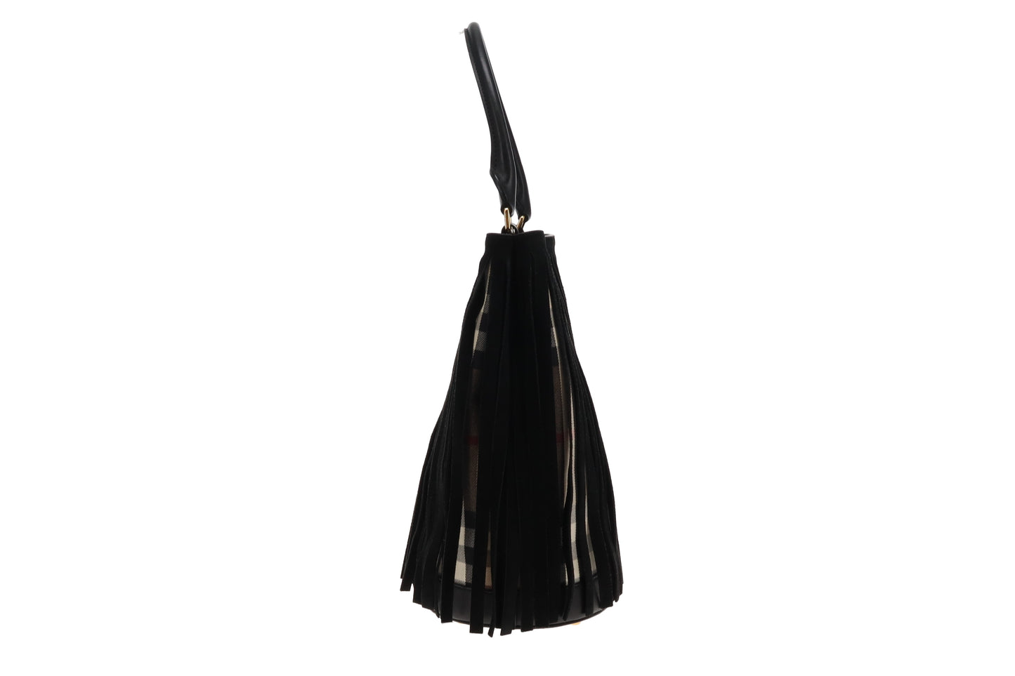 Burberry Prorsum Bucket Fringed Top Handle