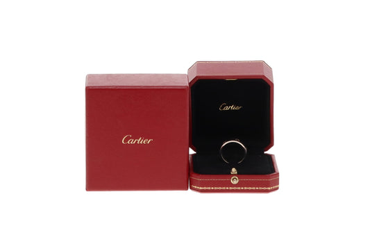 Cartier White Gold 18K Classic Love Ring Size 62