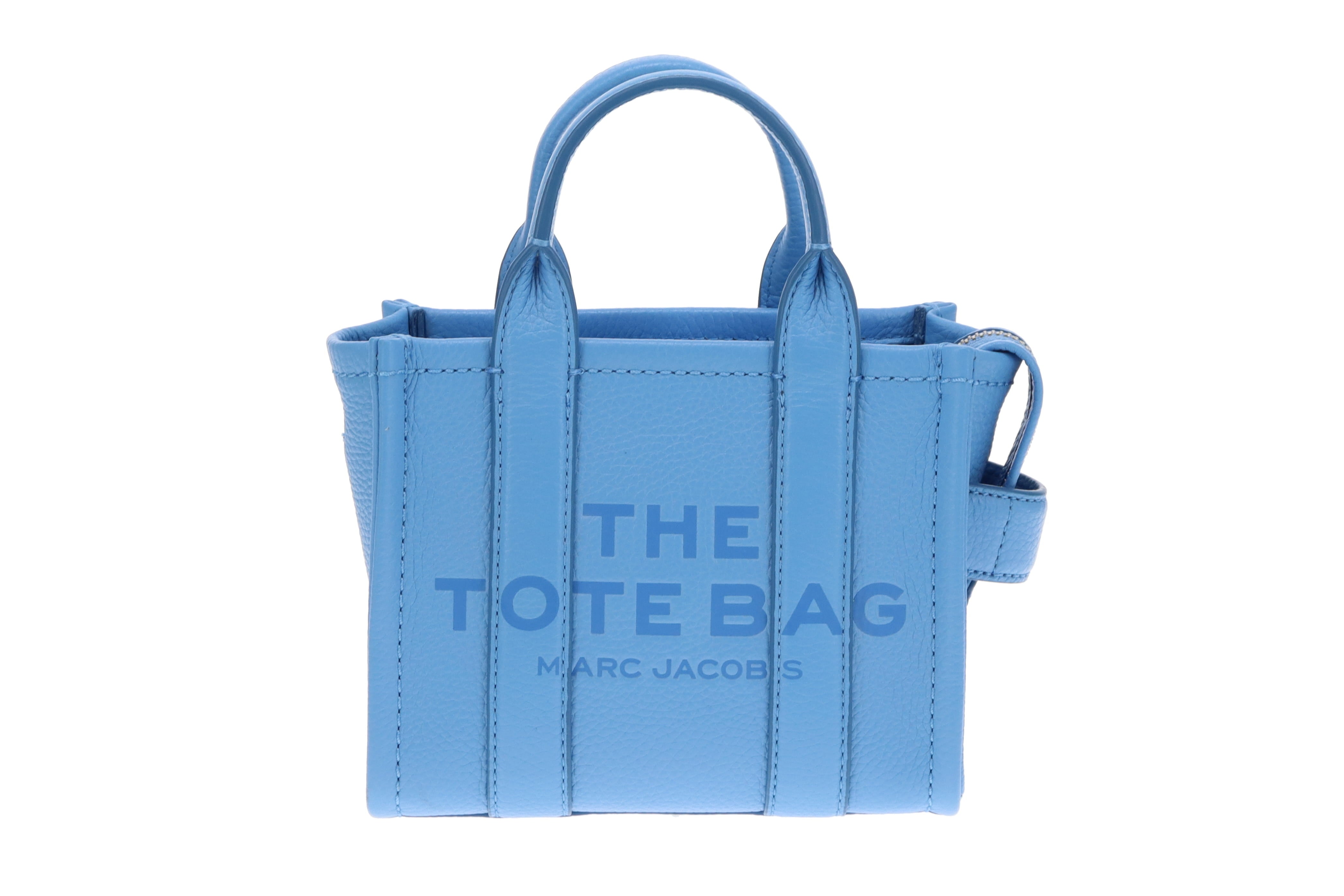 Marc Jacobs Spring Blue Leather Mini Tote Bag